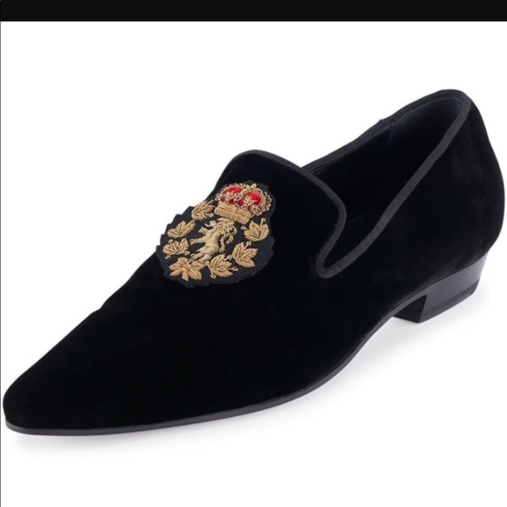 Saint Laurent Crest Venetian DEVON 25 Loafers NWT